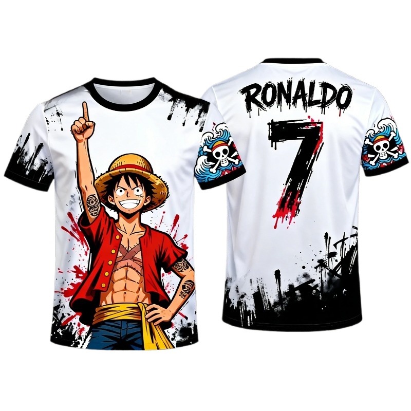 One Piece Luffy No.7 Co-brande - Streetwear Brand Jersey review and price