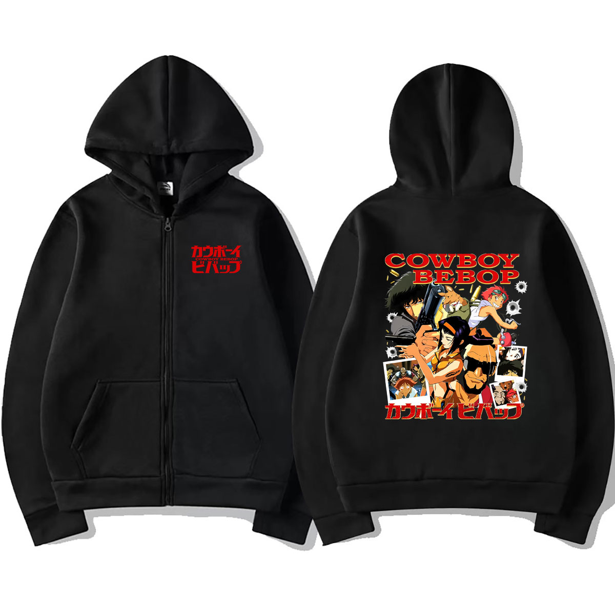 Anime Cowboy Bebop Zipper Hood - Streetwear Brand Hoodie review and price