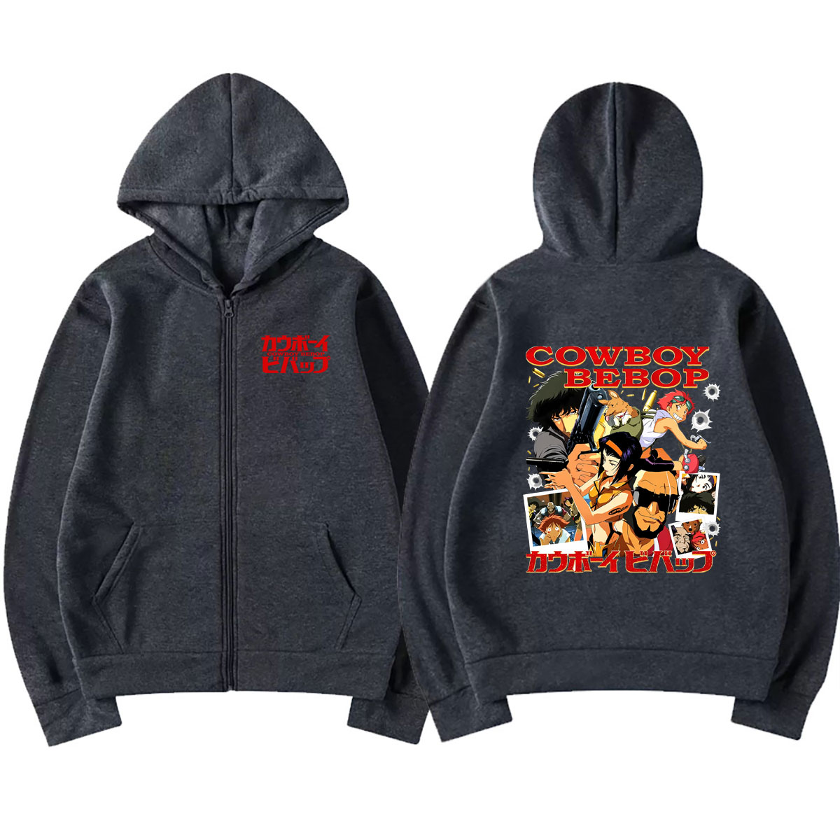 Anime Cowboy Bebop Zipper Hood - Streetwear Brand Hoodie review and price