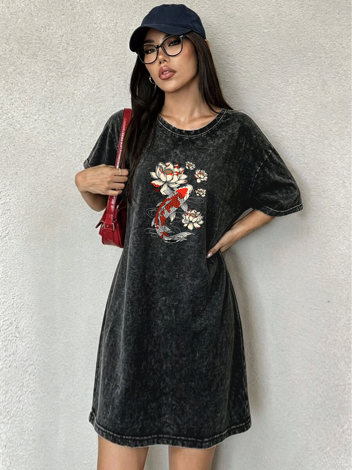 Vintage Washed Retro T-shirt D - Streetwear Brand Japanese review and price